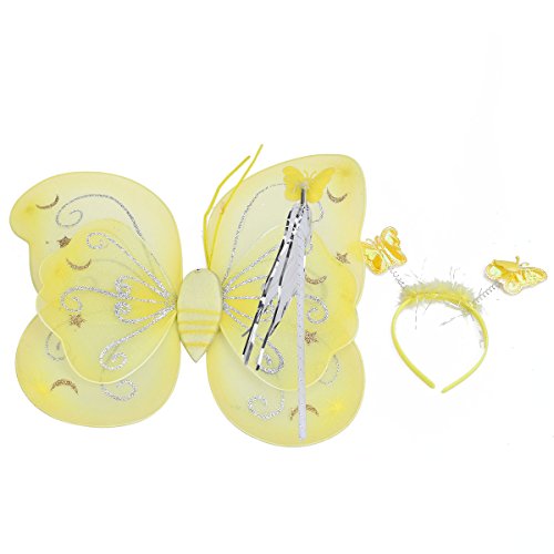 Ensemble de 3pcs enfants kids butterfly wing ba...