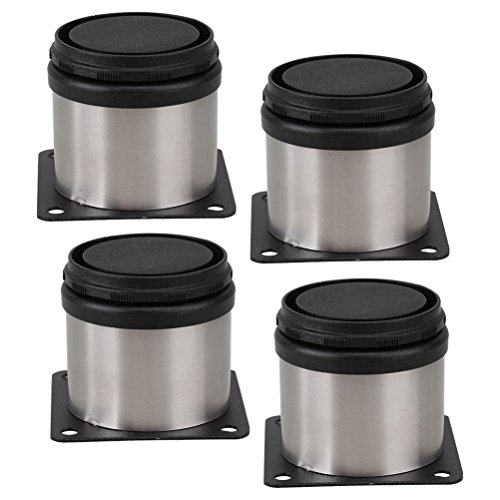 Acier inoxydable cuisine pieds réglables autour...