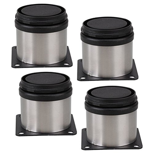 Meuble rond pieds inox cuisine pieds réglables ...