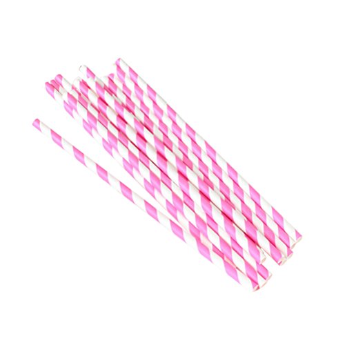 Pailles de papier rayé pailles pour christams, ...