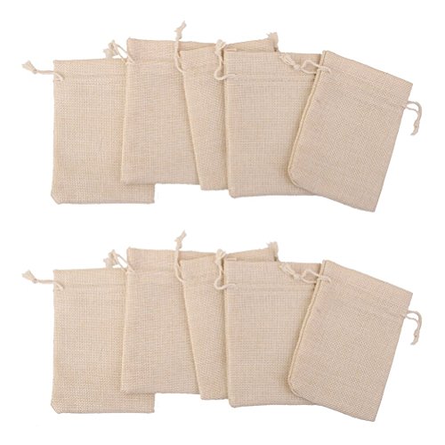 Mousseline de coton sacs mini sac cadeau bijoux...