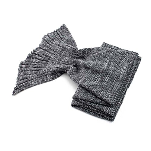 Super doux main crochet sirène queue couverture...