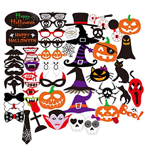 52 accessoires photobooth pour d'halloween