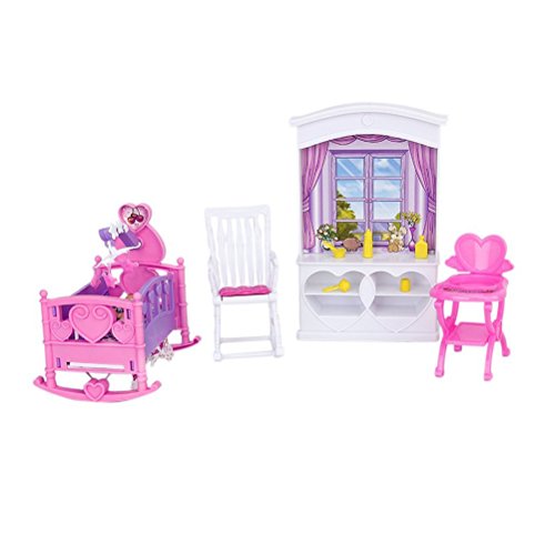 Maison de mobilier-bébé maison de poupée barbie...