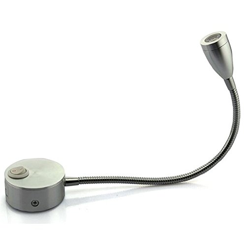 360-degree led lecture lampe chevet avec interr...