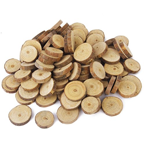 100pcs tranches de 1,5 à 3cm bois log des disqu...