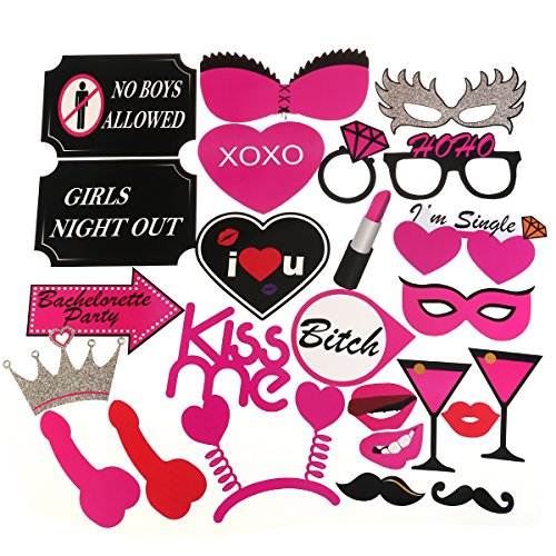 Tinksky photomaton les accessoires 25pcs pour a...