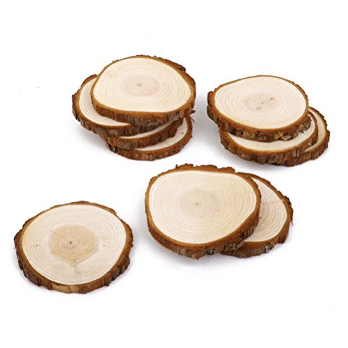 Bois tranches de 8-9cm bois disques pour bricol...