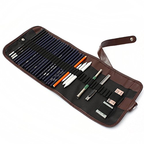 Dessin et croquis artiste gris anthracite lot d...