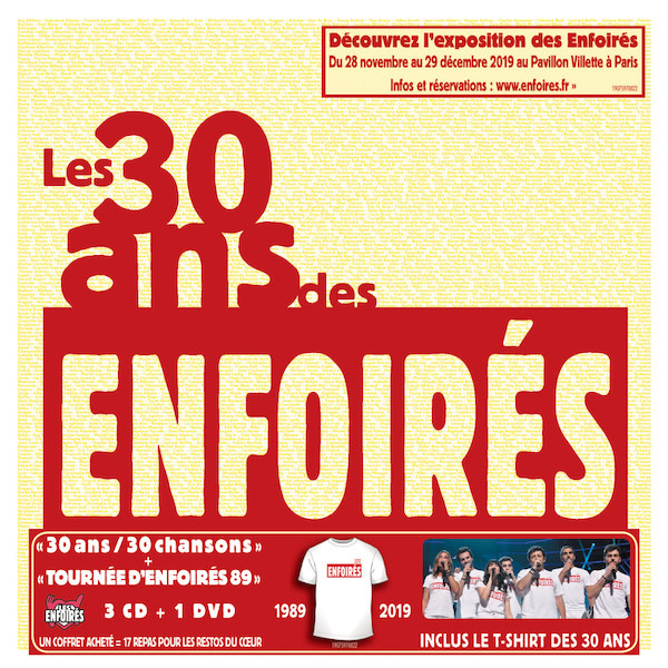 Coffret CD Les Enfoirés "30 ans des enfoirés" 0190759788226 (0190759788226)