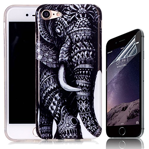 Coque iPhone 7, Sunroyal® TPU Silicone Coque po...