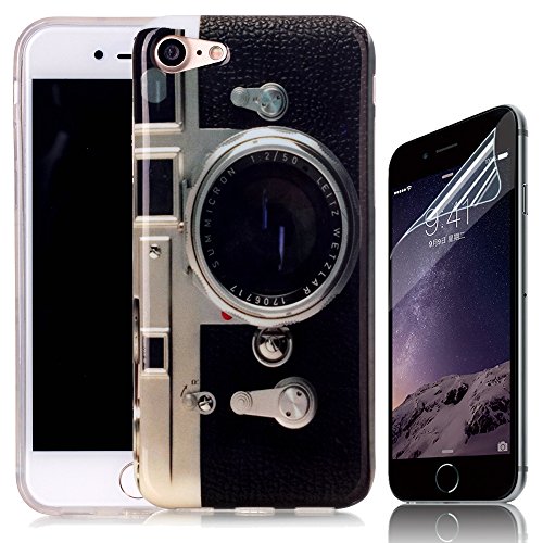 Coque iPhone 7, Sunroyal® TPU Silicone Coque po...