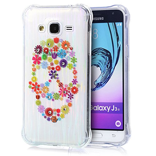 Galaxy J3 2016 Coque, Sunroyal® [Liquid Crystal...