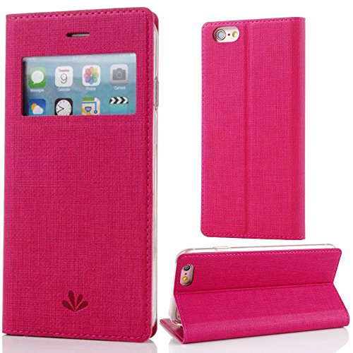 Housse Etui pour iPhone 7, Sunroyal® View Windo...