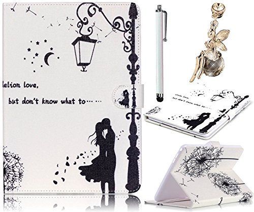 Sunroyal Etui Galaxy Tab 4 10.1 T530, Sunroyal® Coque Housse Slim-Fit Flip Portefeuille Tablet Case Cover PU Cuir Motif Lovers de Protection avec Support pour Tablette Samsung Galaxy Tab 4 10.1 (10.1 pouces) SM-T530 SM-T535 code EAN 0190875037529 