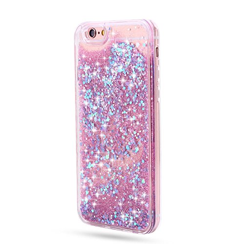 Bling Coque pour iPhone 6 6S, Sunroyal® Liquide...