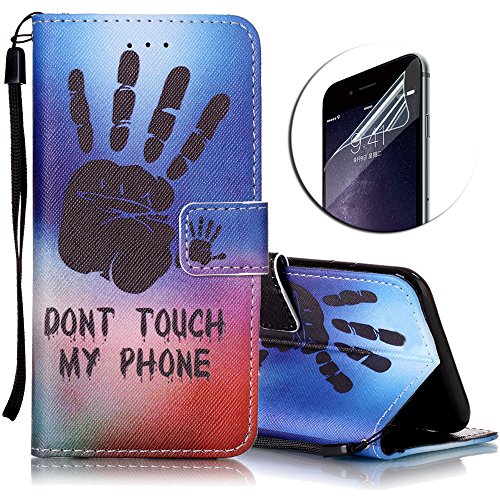 Coque Housse Etui iPhone 7, Sunroyal® Portefeui...