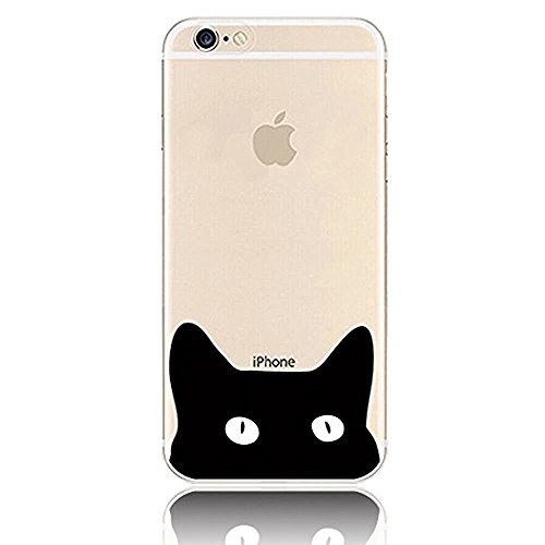 Sunroyal iPhone 4s Case - Sunroyal® Transparente TPU Coque Silicone Case pour Apple iPhone 4/4s Ultra Slim Premium Souple Skin de Protection Pare-Chocs Anti-Choc Bumper, Chat code EAN 0190875096434 
