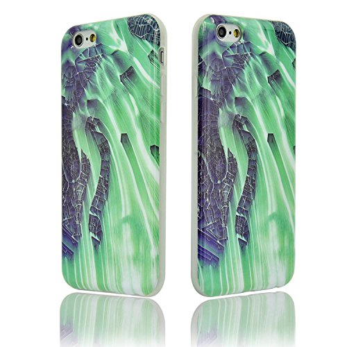 Coque iPhone 7 Souple Motif Marbre Grain, Sunro...