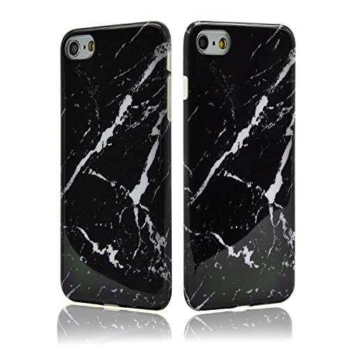 Coque iPhone 7 Souple Motif Marbre Grain, Sunro...