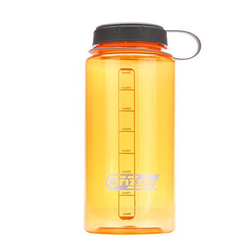 Grizzly Sport bouteille d'eau série Grizzly classique Diamant Transparent coloré Tritan Wide Mouth sain Cup 750 ml orange code EAN 0190907154576 