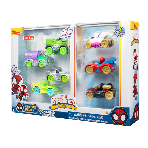 SPIDEY Multipack 7 véhicules  code EAN 0191726506690 