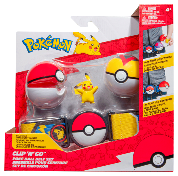 POKEMON Ceinture avec 2 Pokeballs et figurine
 code EAN 0191726757955 