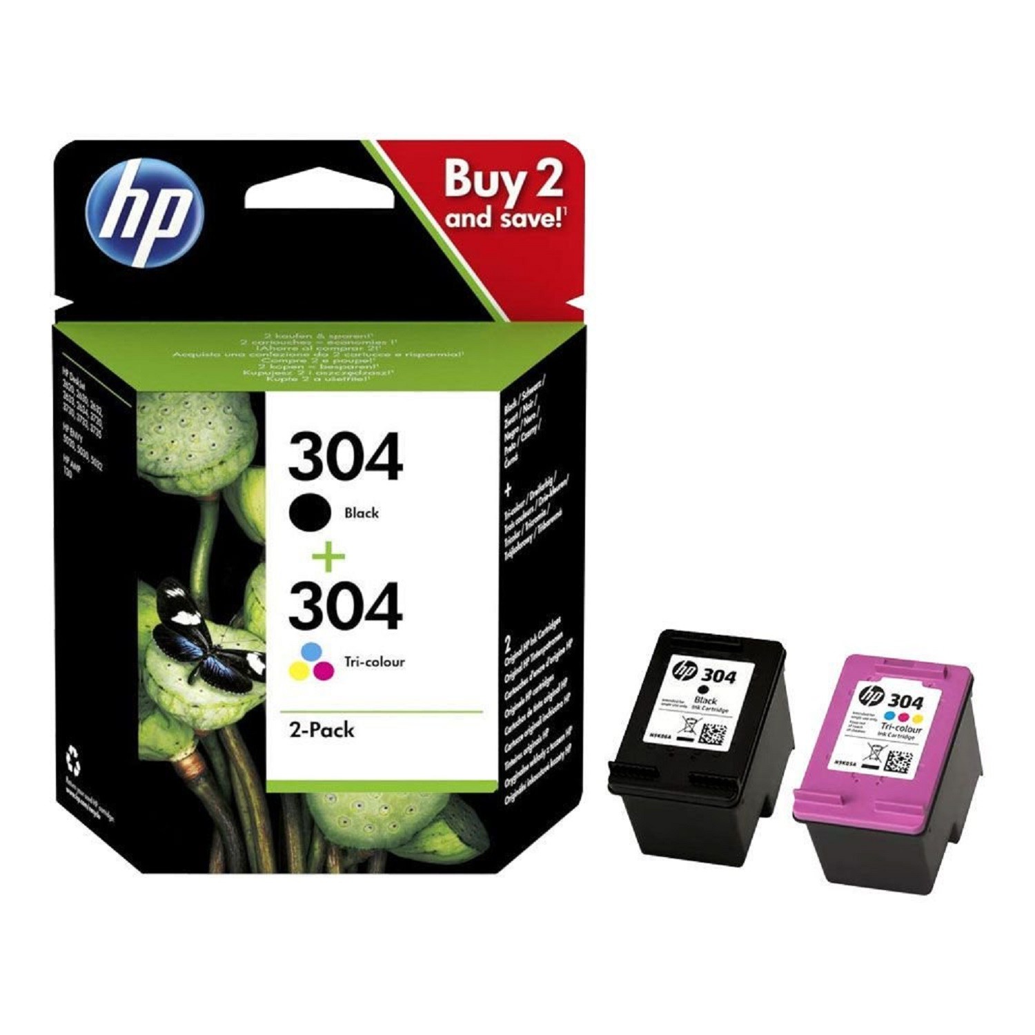HP 304 Cartouches d'encre code EAN 0192545177016 