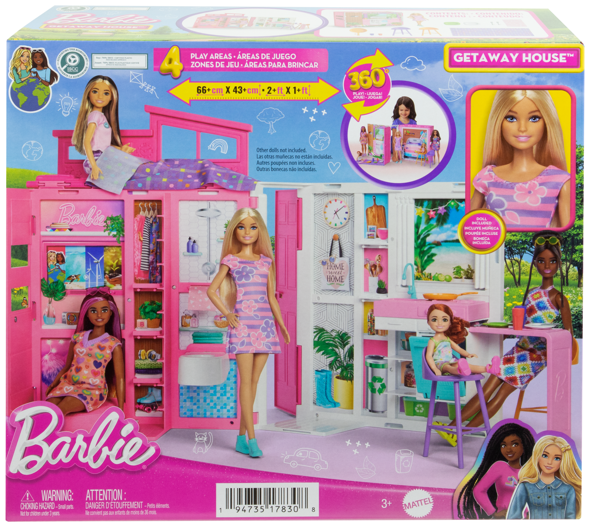 BARBIE Barbie maison à emporter code EAN 0194735178308 