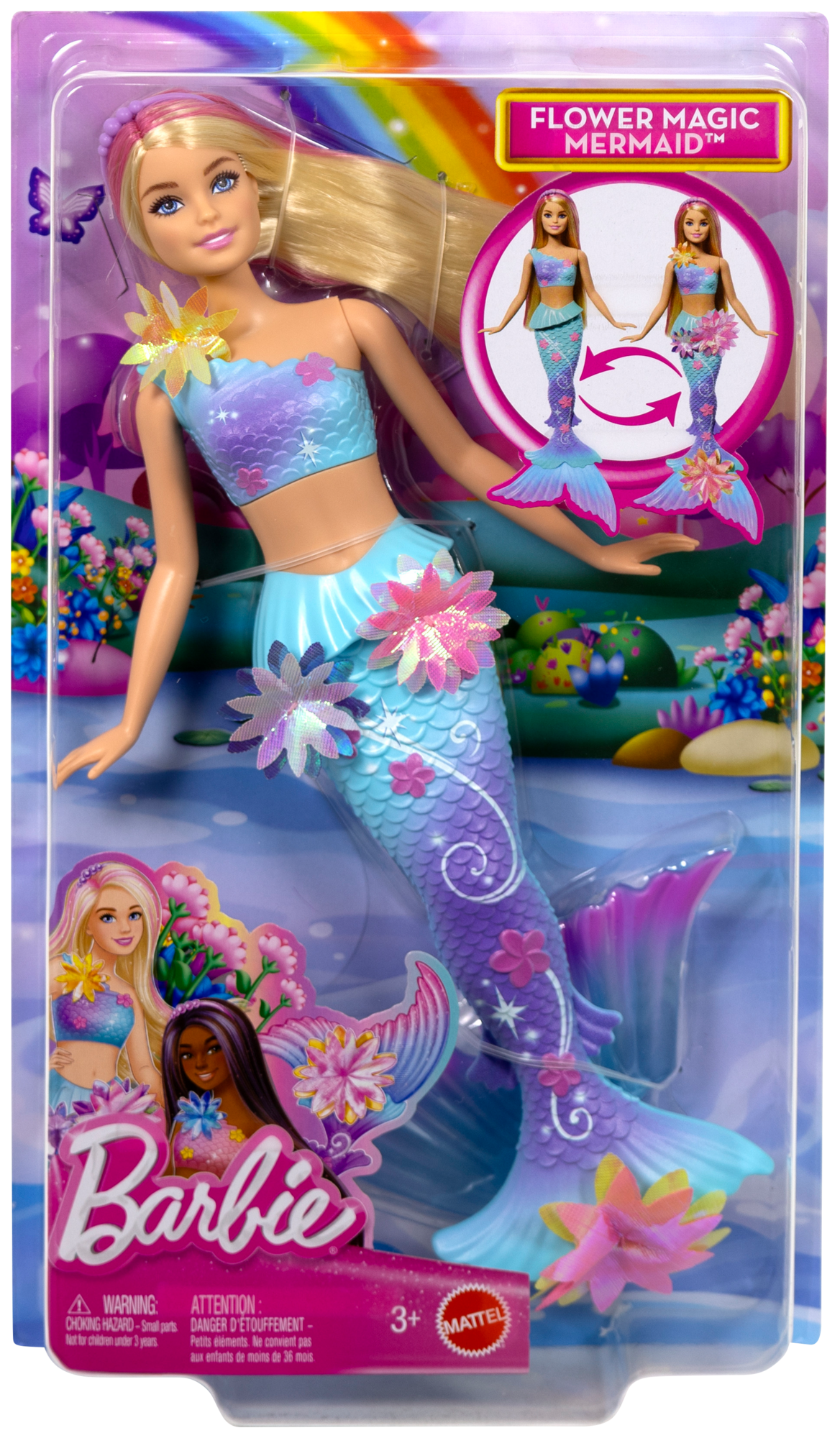 Barbie SIRENE FLEURS MAGIQUES