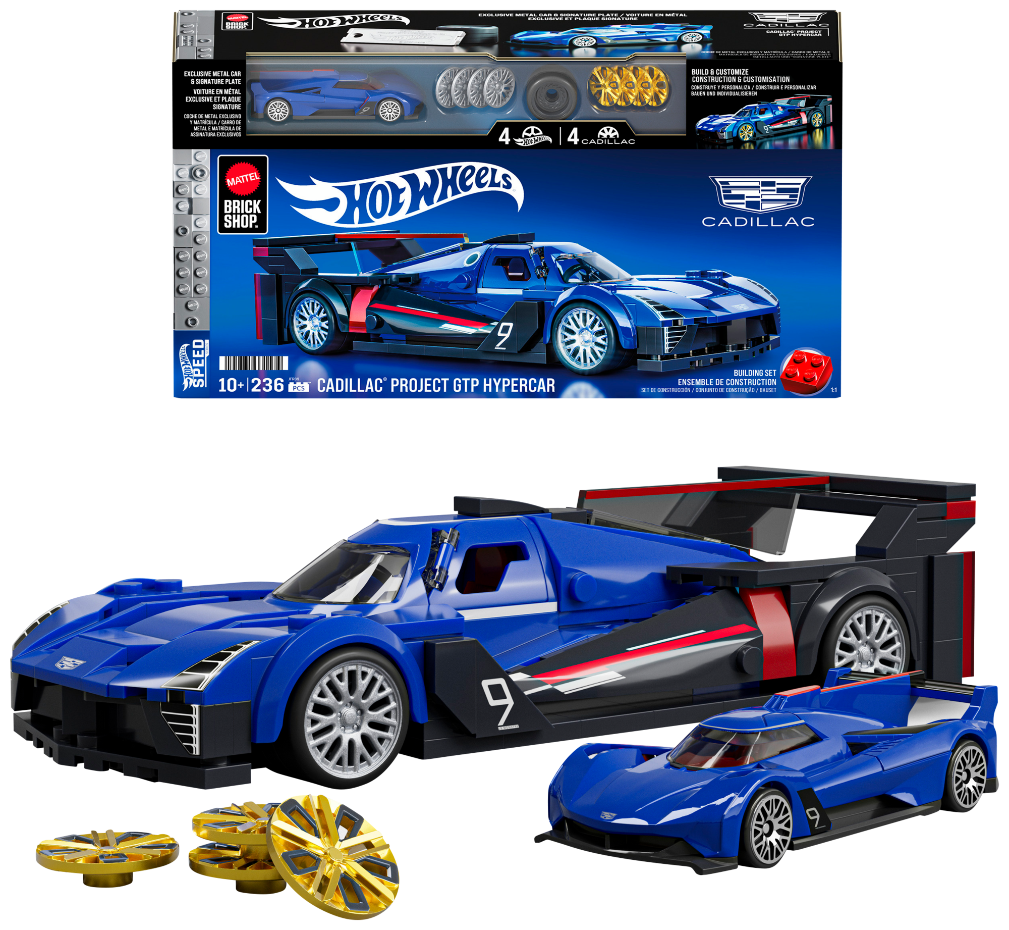 HOT WHEELS 1. CADILLAC à construire
2. MAsERATI à construire code EAN 0194735331574 
