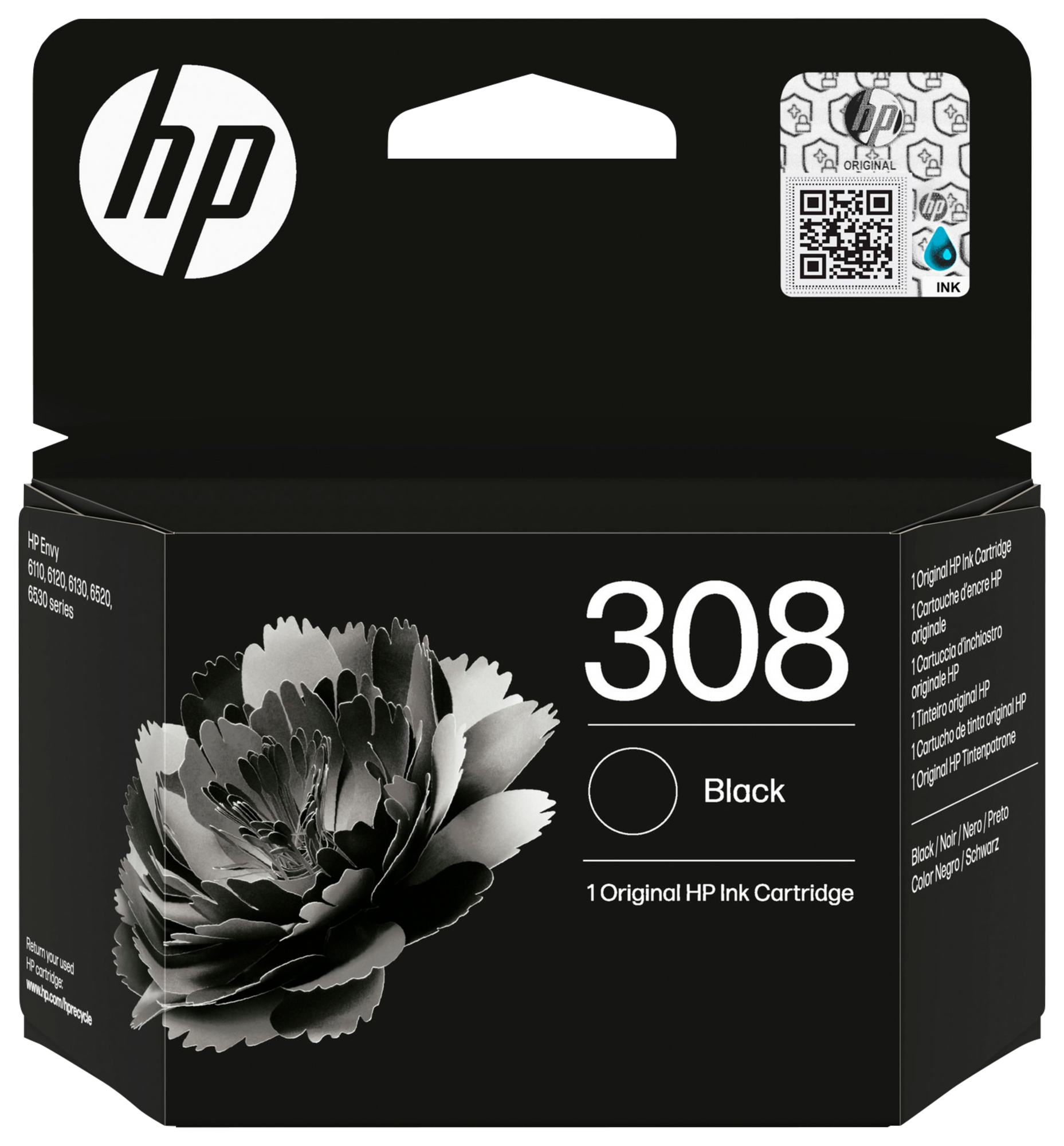 HP CARTOUCHE HP 308 NOIR code EAN 0196786390449 