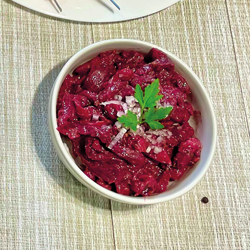  ÉMINCÉS DE BŒUF NATURE - ÉCHALOTES code EAN 0201004000000 