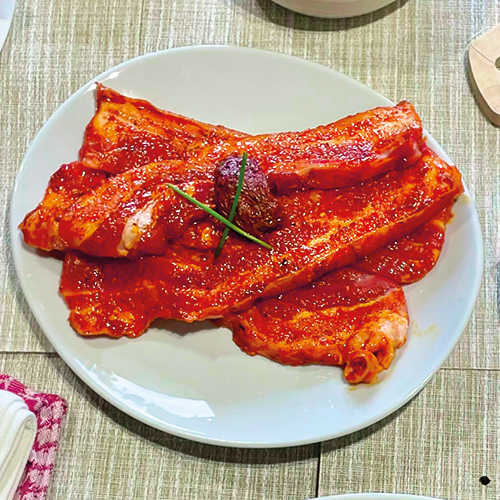  POITRINE DE PORC TRANCHÉE À LA MEXICAINE code EAN 0201018000000 