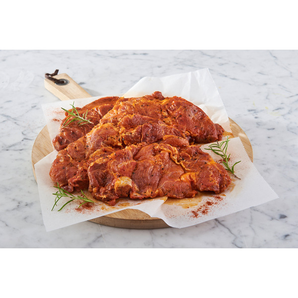  Porc : Côte Échine Marinée code EAN 0208310000000 