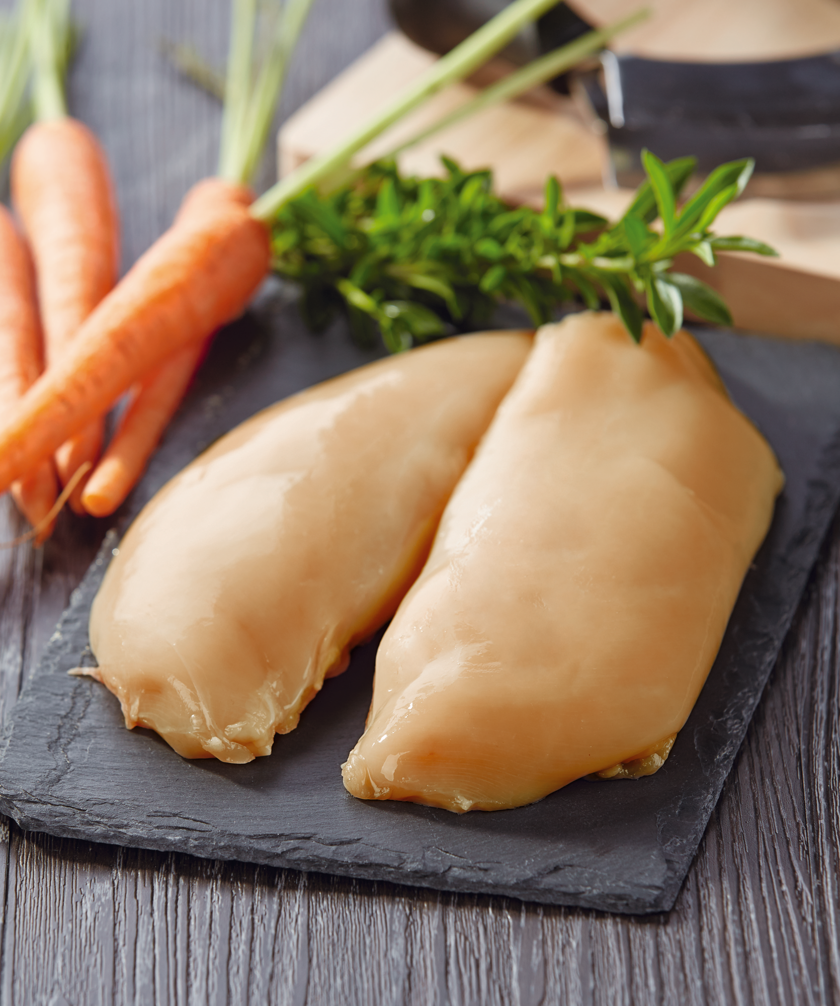 4 Filets de poulet bleu blanc cœur