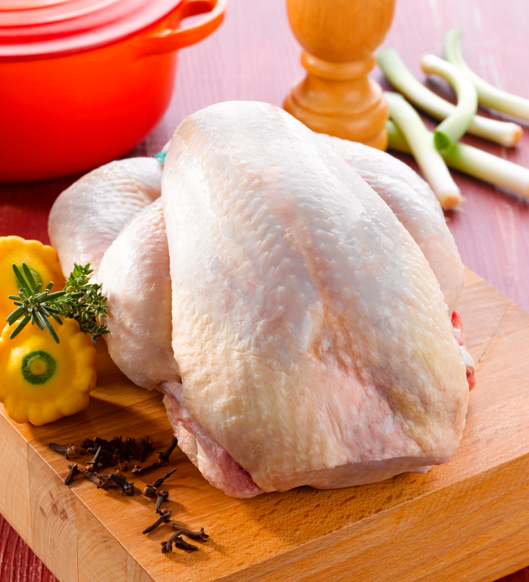 Poulet fermier élevé en plein air Label Rouge