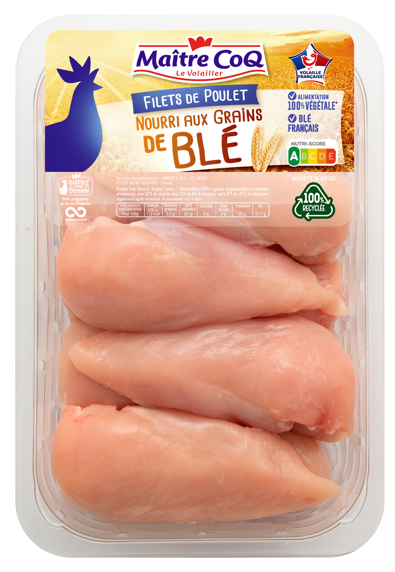 Filets de poulet x10
