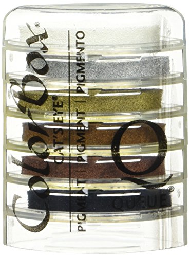 Colorbox - - ColorBox - Tampon encreur oeil de chat queue, Basics Lot de 6 code EAN 0223372757031 