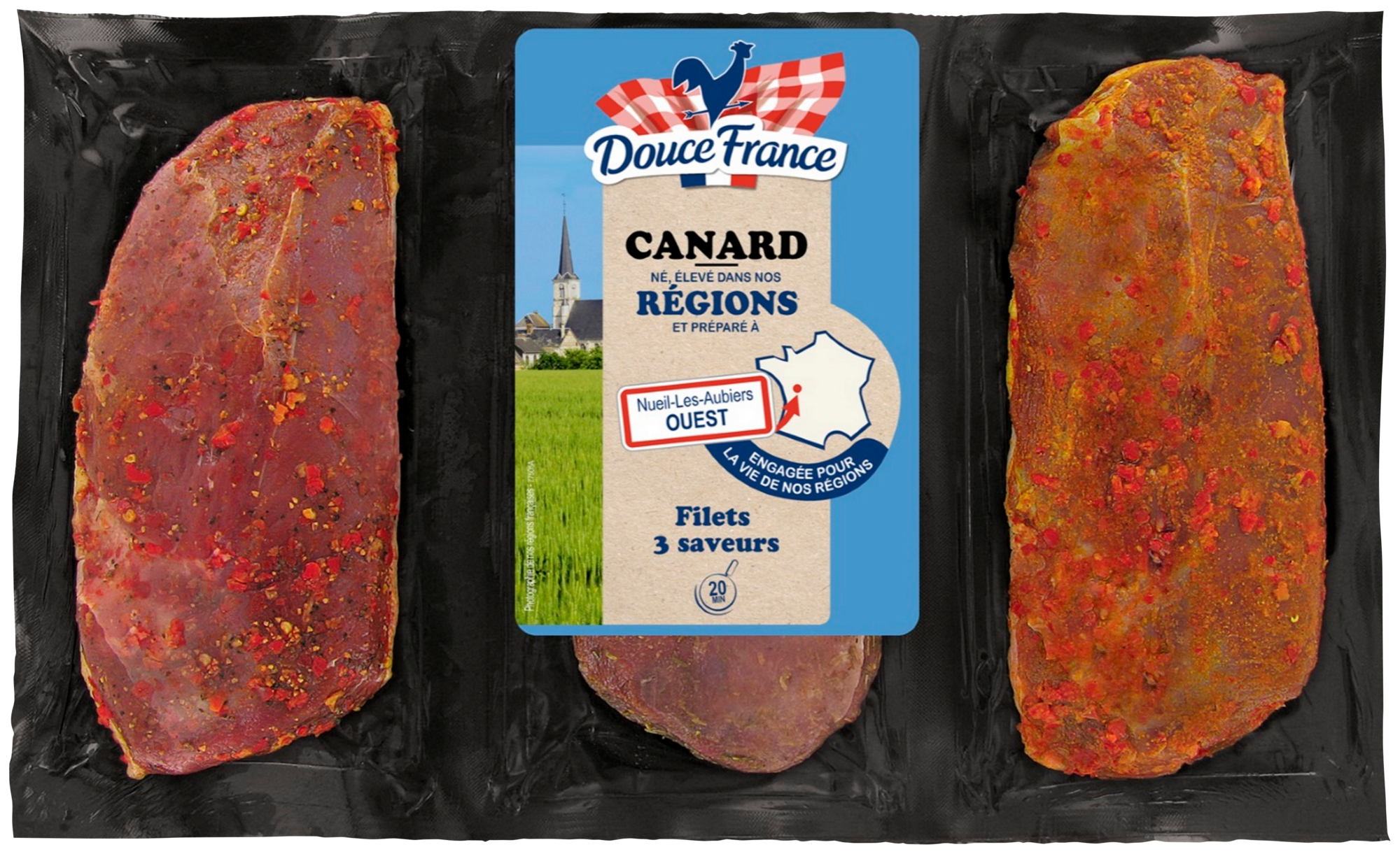 3 Filets de canard 3 saveurs