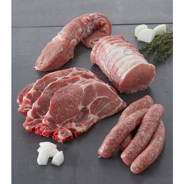  Porc : Assortiment 4 Menus  code EAN 0234154000000 