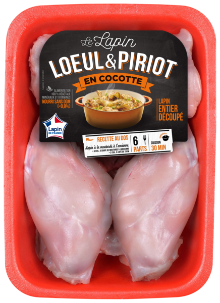  Lapin Entier Découpé Loeul & Piriot code EAN 0275308000000 