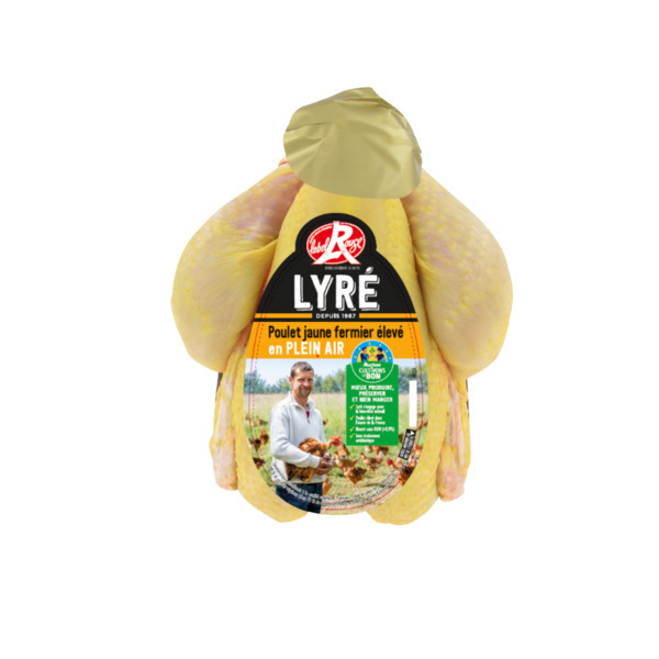  Poulet Fermier Lyré Label Rouge Filière Auchan "Cultivons Le Bon" code EAN 0284134000000 