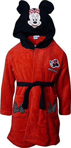 Minnie mouse fille doux en polaire à capuche ro...