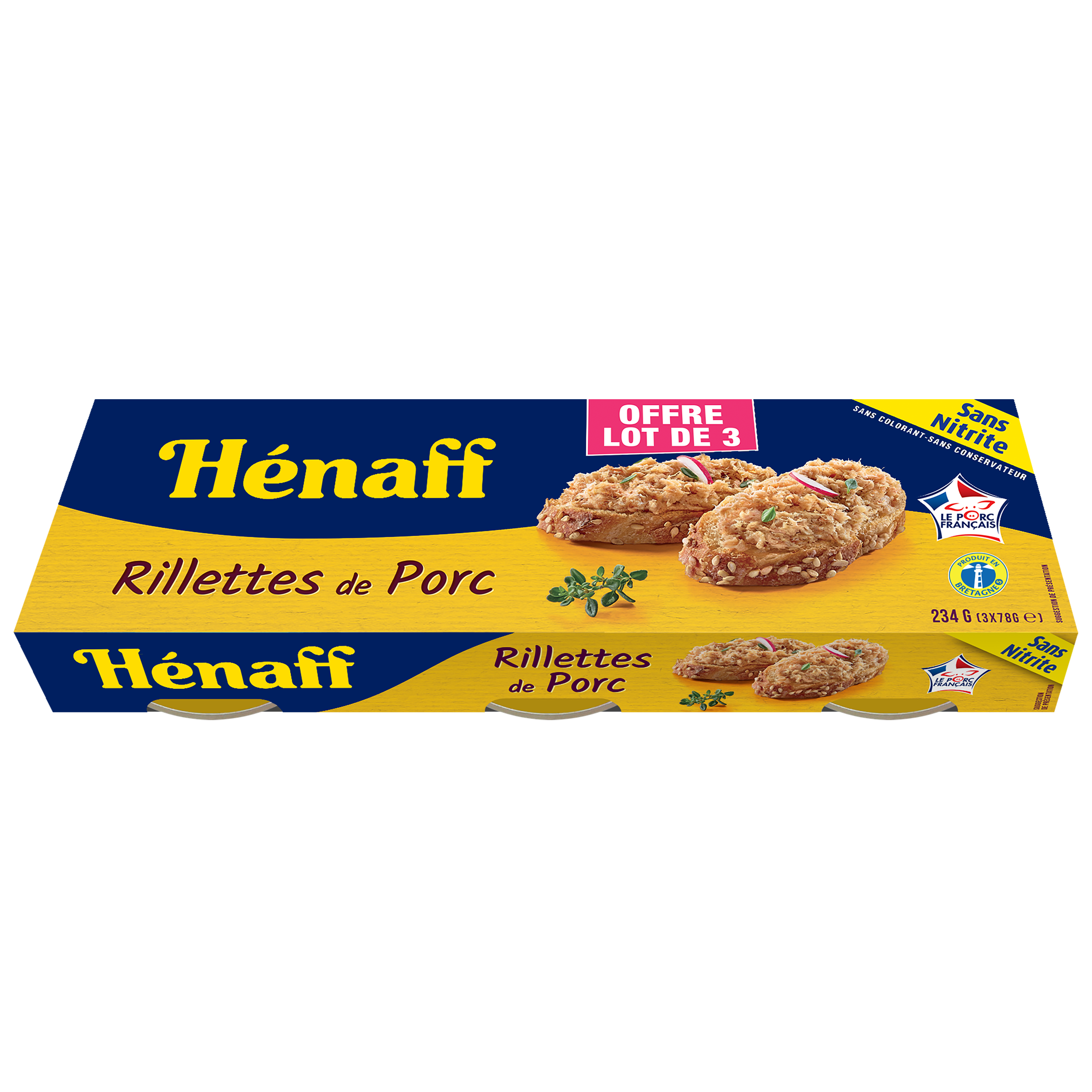 HÉNAFF RILLETTES code EAN 03537580705409 