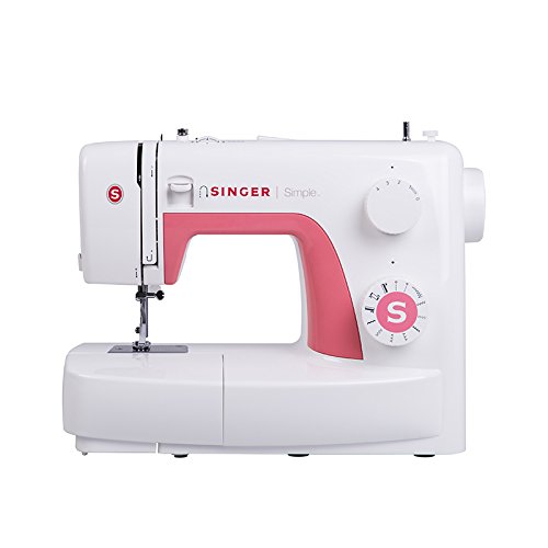 3210 machine à coudre blanc/rose 30 x 17 x 40 cm
