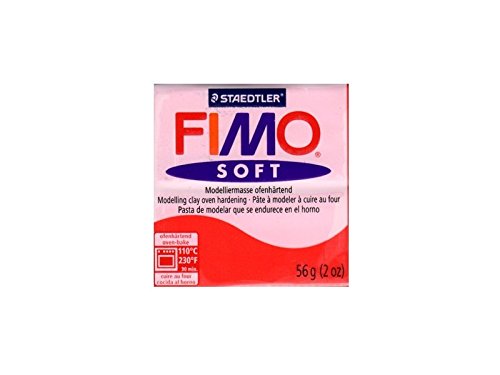 Fimo Soft Rouge Indien (24) - Pain 56g