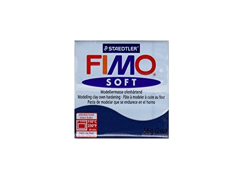 Pâte Fimo Soft 57gr Bleu Windsor (n°35)