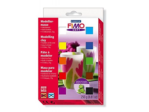 Lot 12 Couleurs Fimo Soft - Pain 25g