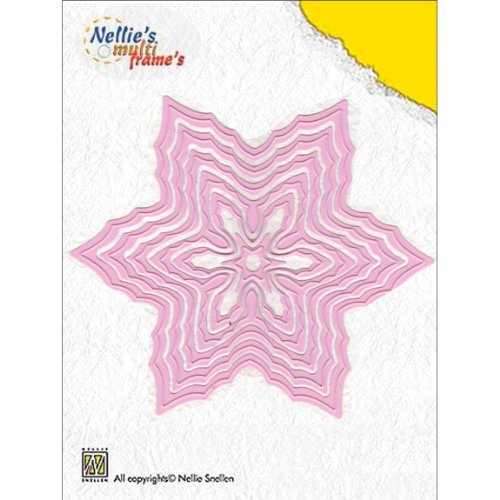 Ecstasy Crafts Nellie's Choice EC36 Spring In The Air Embossing Folder 4 Inch By 6 Inch Rectangle Frame With Oval Opening
